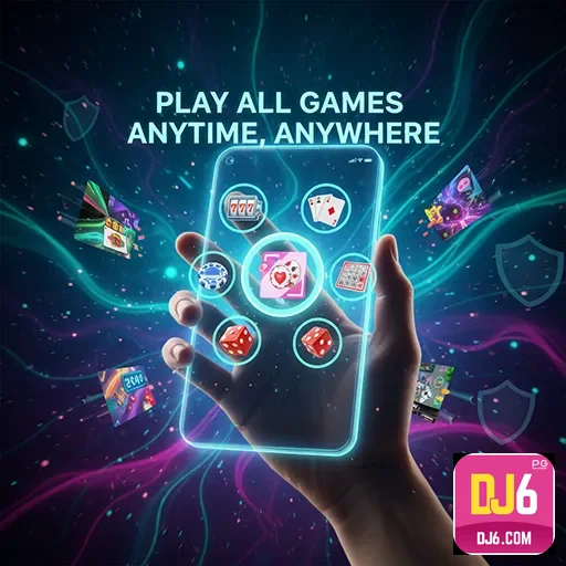 Mobile gaming experience with dj6 app - dj6